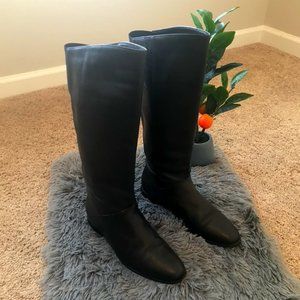 Worthington Brown Leather Pull-on Boots Size 8M
